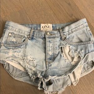 One teaspoon jean shorts